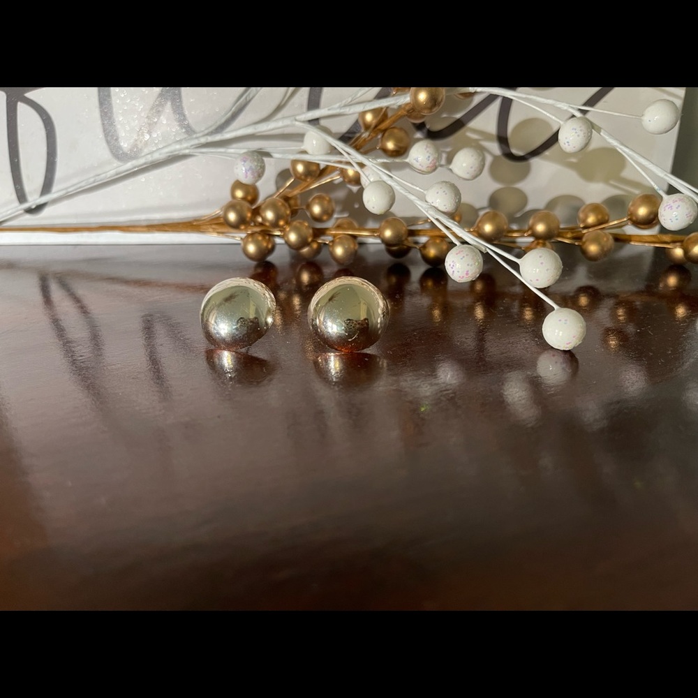 Silver Round Studs